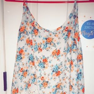 Floral tank top